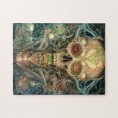 Skull Creepy Surreal Horror Art Legpuzzel (Horizontaal)