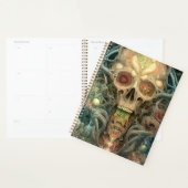 Skull Creepy Surreal Horror Art Planner (Display)