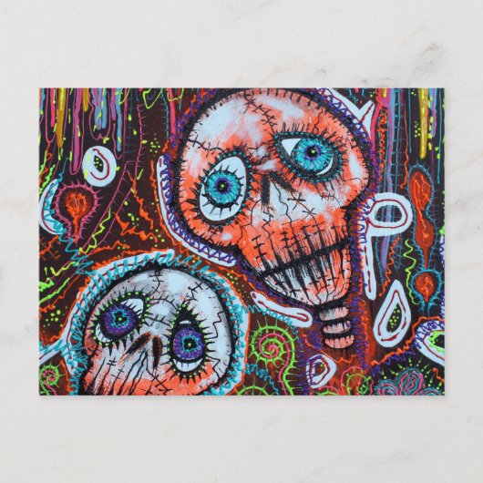 Skull Crew Briefkaart (Voorkant)