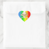 Skull & Cross Botten. Hart Sticker (Tas)