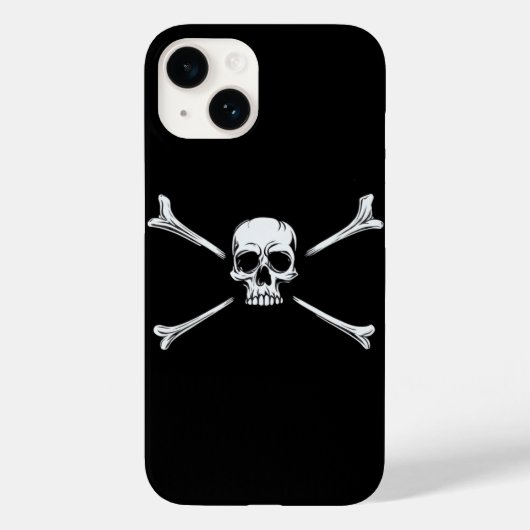 Skull & Crossbones Rebel Case-Mate iPhone Case (Achterkant)