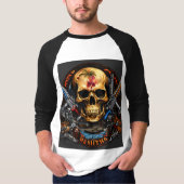 Skull & Crossbones Rock Band T-shirt (Voorkant)