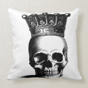 Skull Crown Royal Kussen