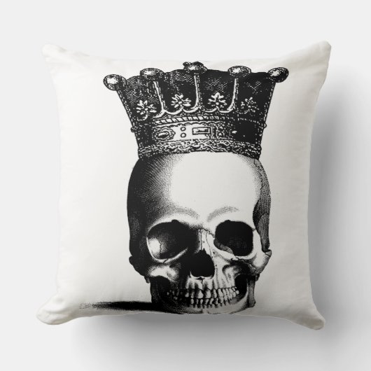 Skull Crown Royal Kussen (Voorkant)