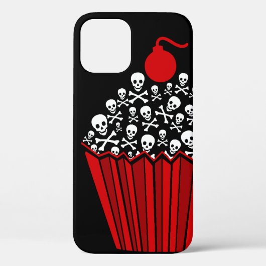 Skull Cupcake Case-Mate iPhone Case (Achterkant)
