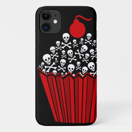 Skull Cupcake Case-Mate iPhone Case (Achterkant)