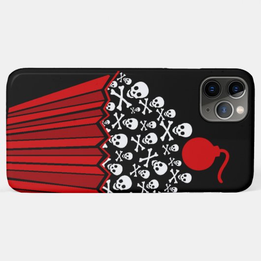 Skull Cupcake Case-Mate iPhone Case (Achterkant (horizontaal))