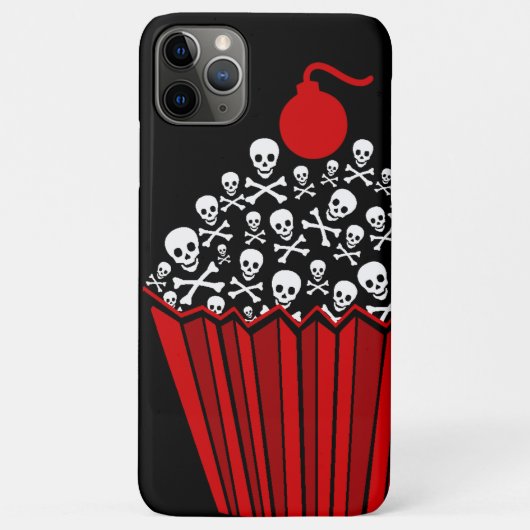 Skull Cupcake Case-Mate iPhone Case (Achterkant)