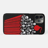 Skull Cupcake Case-Mate iPhone Case (Achterkant (horizontaal))