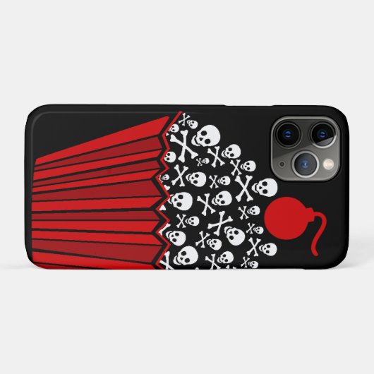 Skull Cupcake Case-Mate iPhone Case (Achterkant (horizontaal))