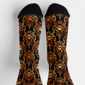 Skull Damask Halloween Sokken (Top)