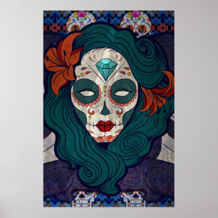 Skull-dames Poster
