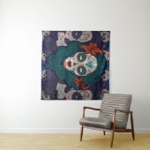 Skull-dames Wandkleed (In Situ (horizontaal))