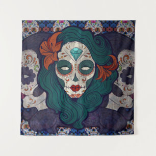 Skull-dames Wandkleed