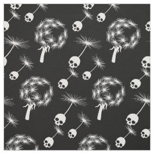 Skull Dandelion Seeds Stof