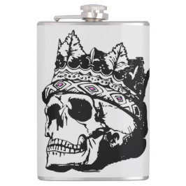 Skull Day of Dead Personalize Name Flask Heupfles