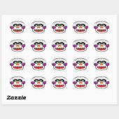 Skull Design Merchandise Ronde Sticker (Vel)