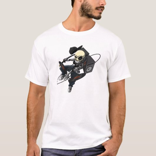Skull DJ Ninja T-shirt (Voorkant)