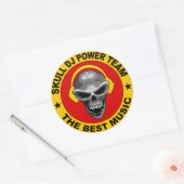 Skull DJ Sticker (Envelop)
