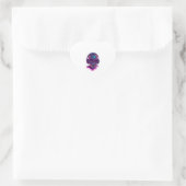 Skull DJ Vibes Hart Sticker (Tas)