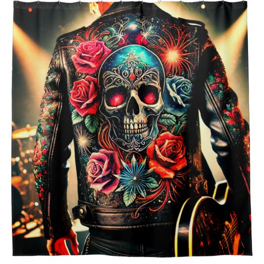 Skull Douchegordijn (Voorkant)