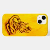 Skull - Duivel Head met slang Case-Mate iPhone Case (Achterkant (horizontaal))
