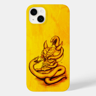 Skull - Duivel Head met slang Case-Mate iPhone 14 Plus Hoesje