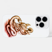 Skull - Duivel Head met slang Case-Mate iPhone Case (Achterkant (horizontaal))