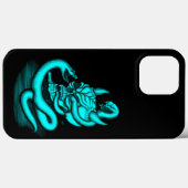 Skull - Duivel Head met slang Case-Mate iPhone Case (Achterkant (horizontaal))