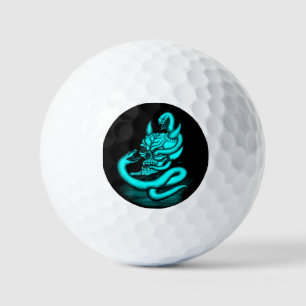 Skull - Duivel Head met slang Golfballen