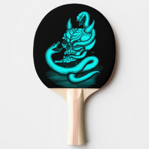 Skull - Duivel Head met slang Tafeltennisbatje