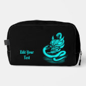 Skull - Duivel Head met slang Toilettasje (Voorkant)