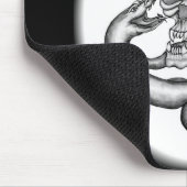 Skull - duivelkoppen met slang muismat (Hoek)