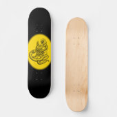 Skull - duivelkoppen met slang skateboard (Voorkant)