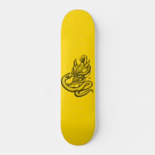 Skull - duivelkoppen met slang skateboard