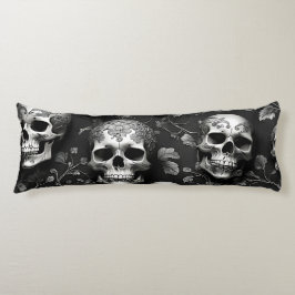 Skull edgy en mysterieus lichaamskussen