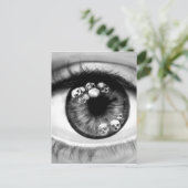Skull Eeye Briefkaart (Staand voorkant)