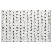 Skull en Lacrosse Sticks Stof (Yard (91,4 cm))