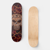 Skull en Lava Skateboard (Voorkant)