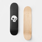 Skull en Mustache Skateboard (Voorkant)