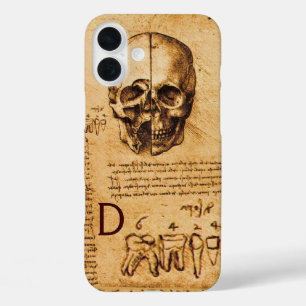 SKULL en TEETH, DENTALE KLINIEK, DENTISTISCHE MONO iPhone 16 Plus Hoesje