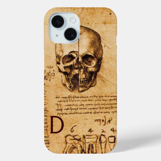 SKULL en TEETH, DENTALE KLINIEK, DENTISTISCHE MONO Case-Mate iPhone Case (Achterkant)