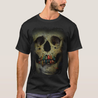 Skull Extreme Close with Doors for Teeth T-shirt