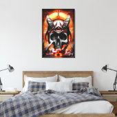 skull Eye Joe Canvas Afdruk (Insitu (Slaapkamer))