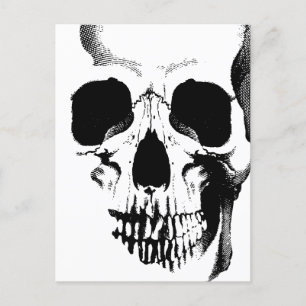 Skull Face Briefkaart