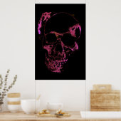 Skull Fantasy Art Poster (Keuken)