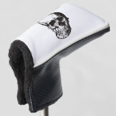 Skull Fantasy Art Rock Punk Heavy Metal Golfheadcover (3/4 voorkant)