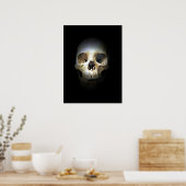 Skull Fantasy Art Rock Punk Heavy Metal Poster (Keuken)