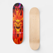 Skull Fire - Schaats Deck Skateboard (Voorkant)