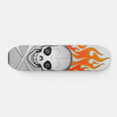 Skull Fire Skateboard (Horizontaal)